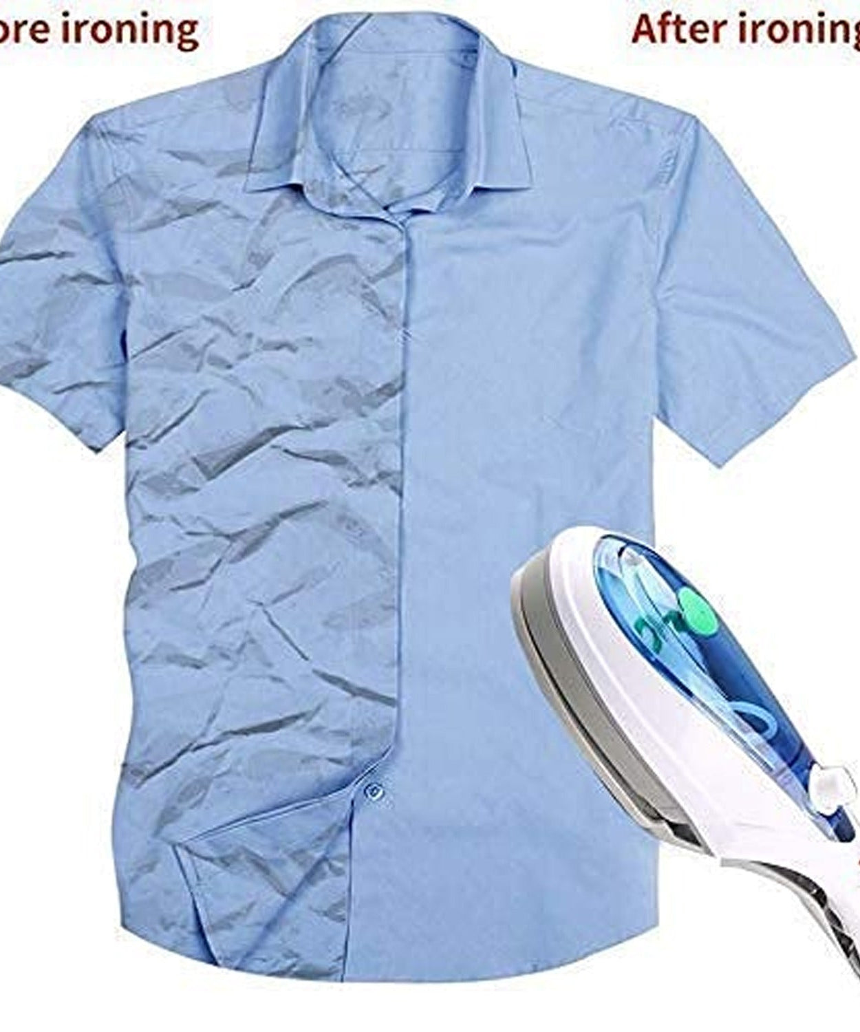 Compact handheld steamer, ideal for travel