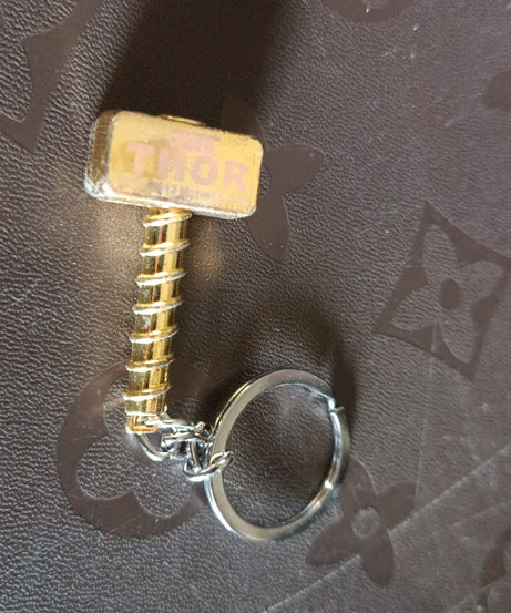 Hammer Shape Metal Keychain (1 Pc)