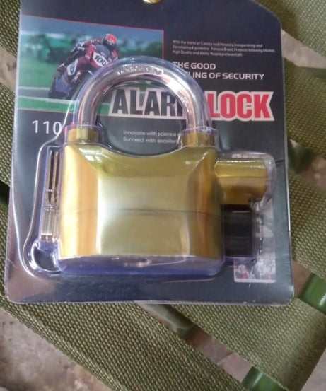 Security Alarm Metallic Lock System with 3 Keys (1 Set / Mix Color)