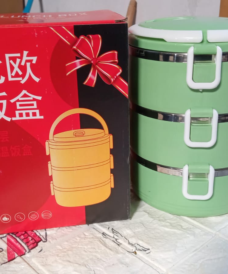 Doraemon tiffin on table