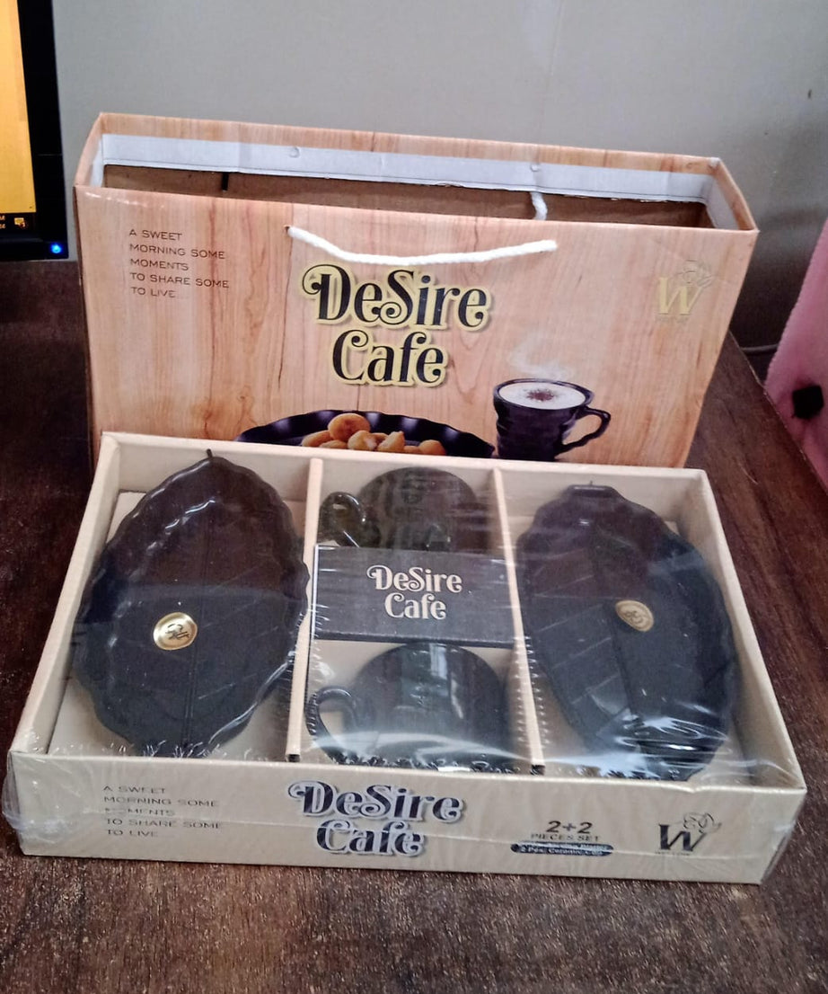 Ertiga Round Ceramic Bowl With Plastic leaf shape Serving platter Portable, Lightweight Breakfast, Serving Bowl | Highly Durable Material | Ideal for Rice, Pasta, Desserts Home & Kitchen Serving Bowl & platter (4 Pcs set)