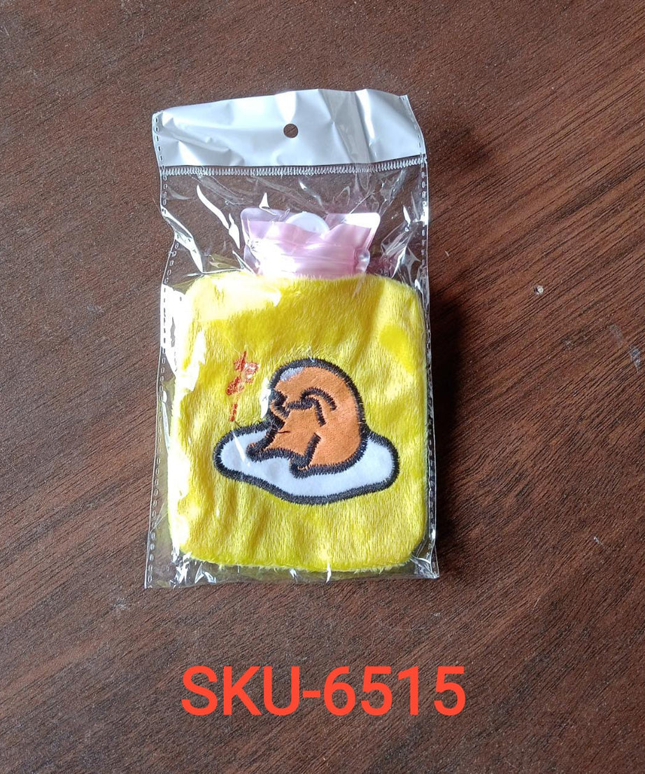 Small hot water bag with duck head for pain relief