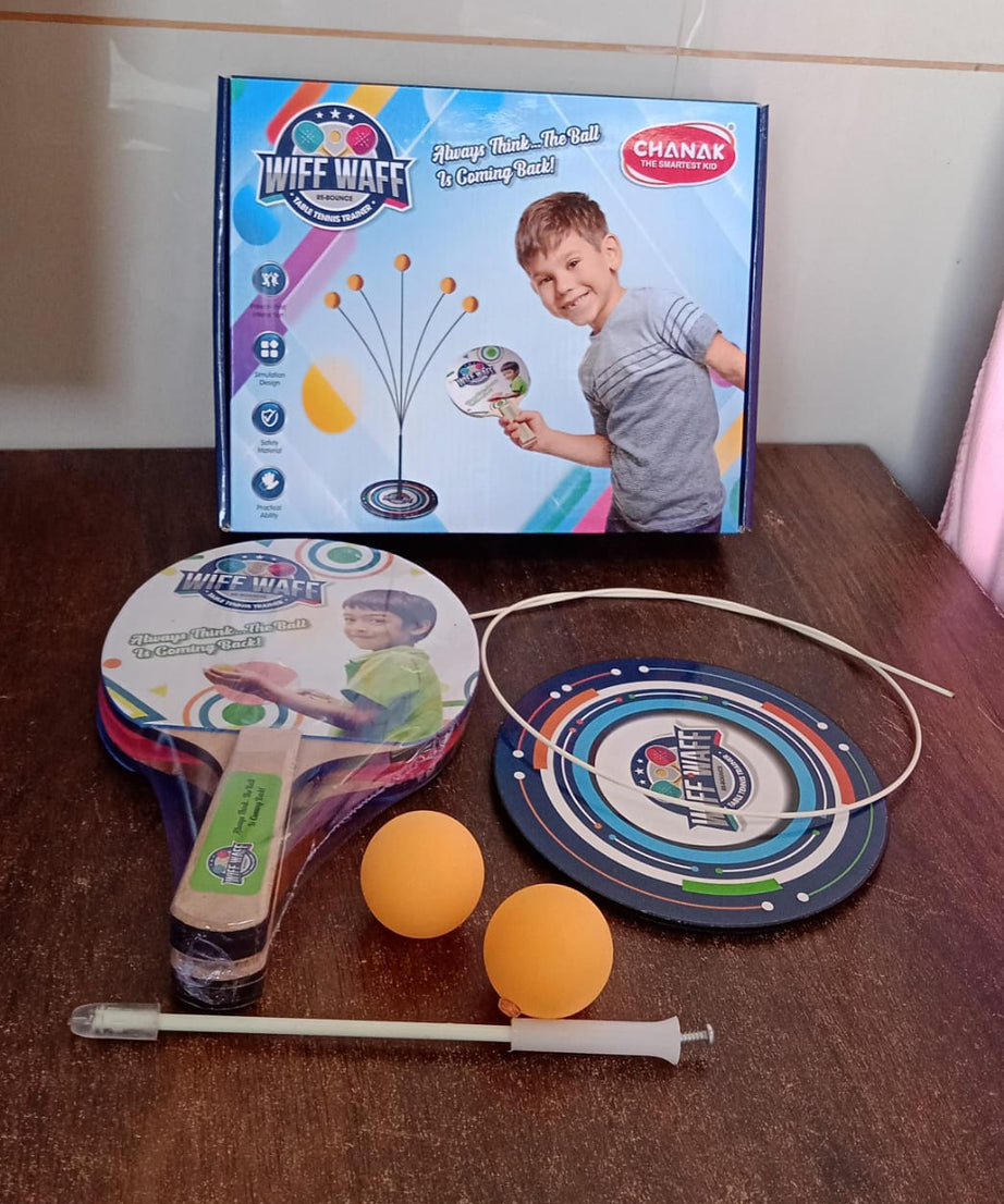 Portable Wiff Waff Rebound Table Tennis Trainer Set (1 Set)
