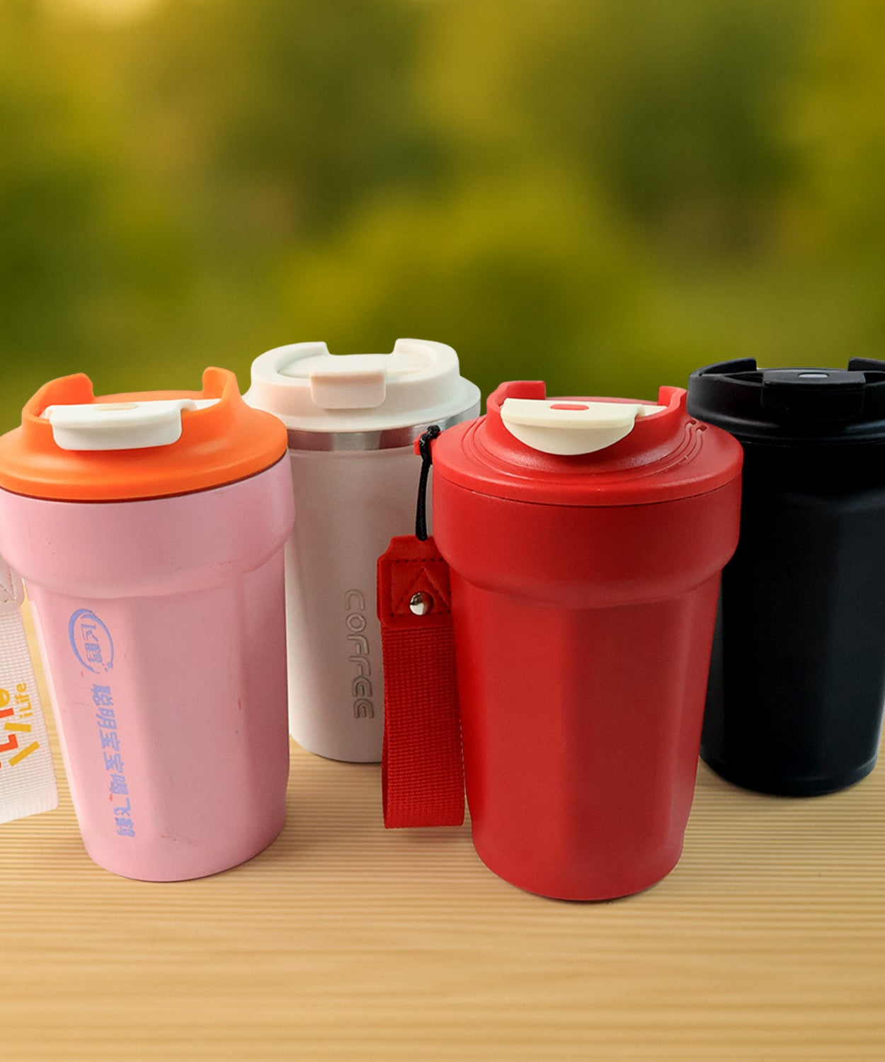 Stainless Steel Coffee Travel Bottle with Lid 