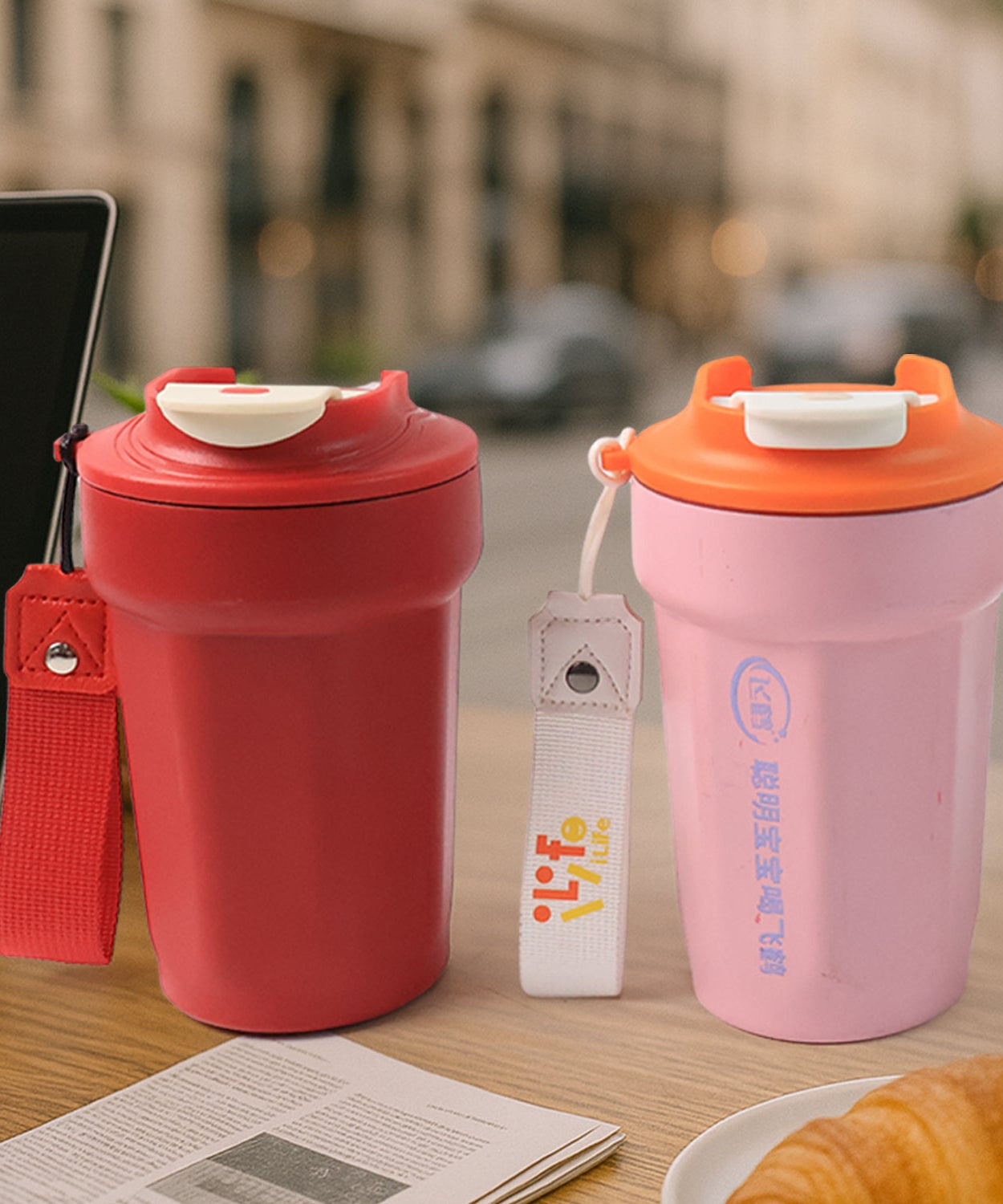 Leak-Proof Stainless Steel Coffee Bottle