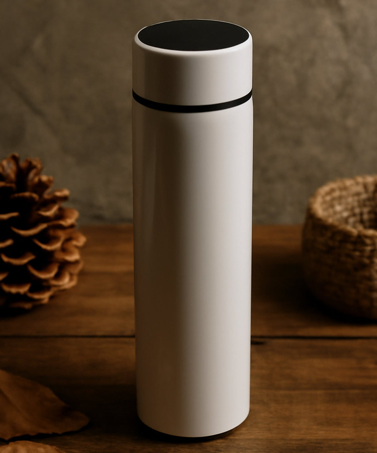 White Vacuum Insulated Water Bottle (1 Pc / 500ML)