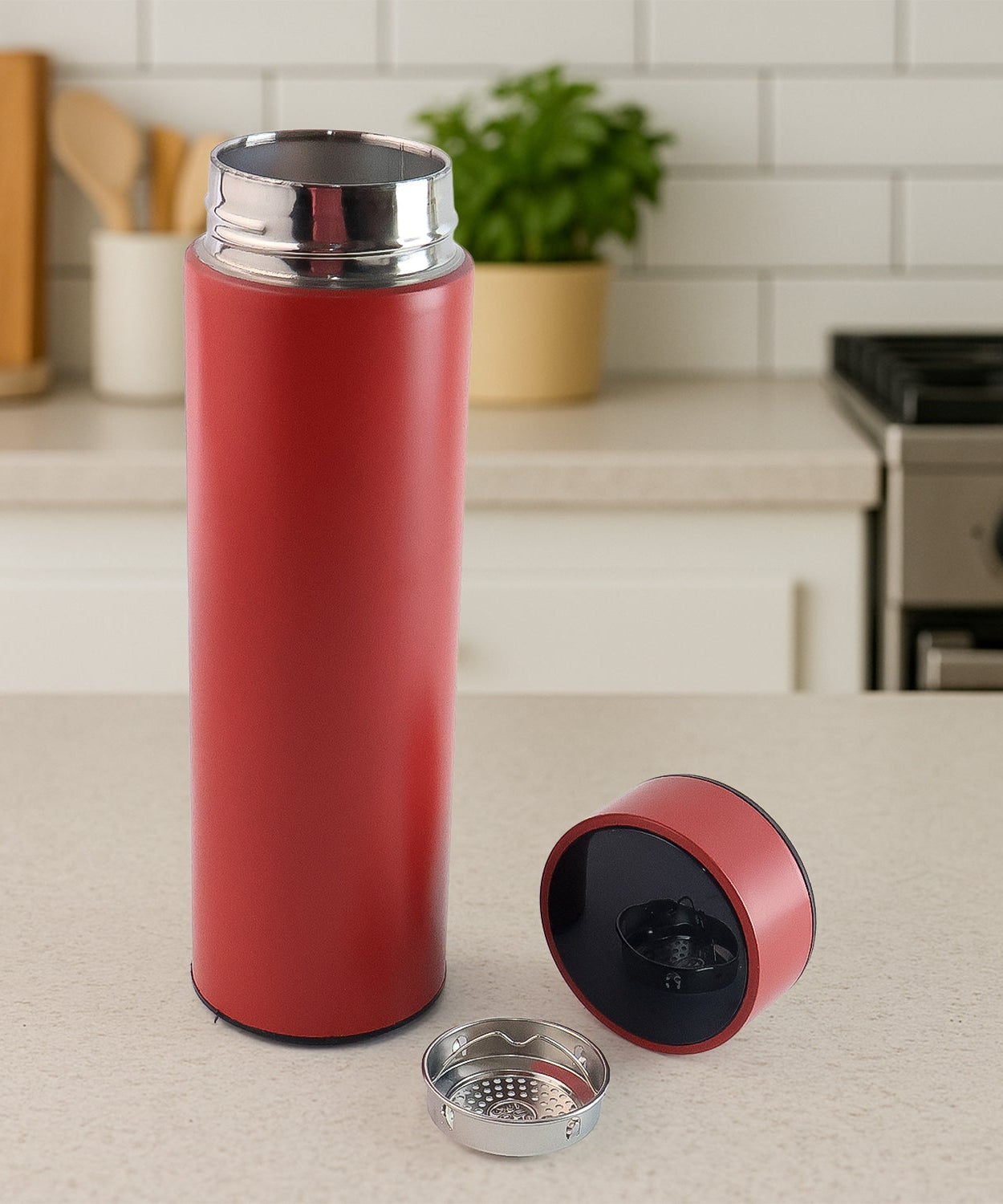 Red Vacuum Insulated Water Bottle (1 Pc / 500ML)
