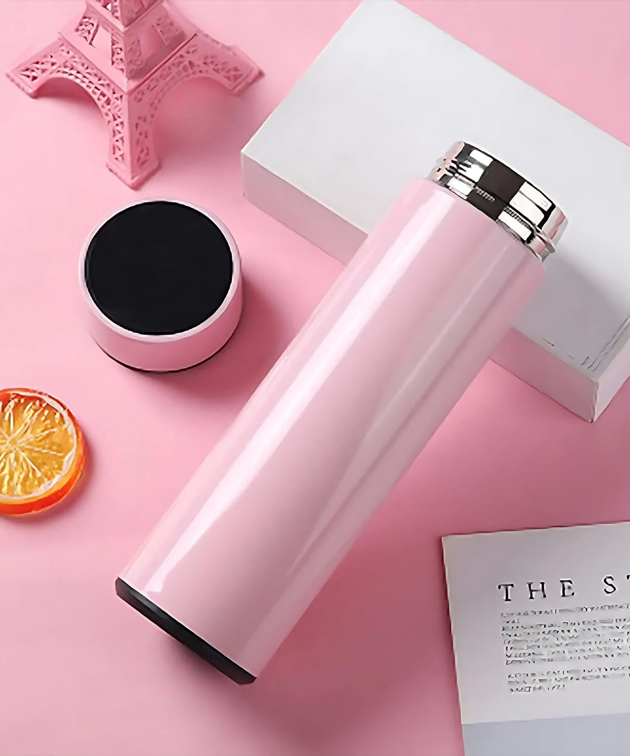 Pink Vacuum Insulated Water Bottle (1 Pc / 500ML)