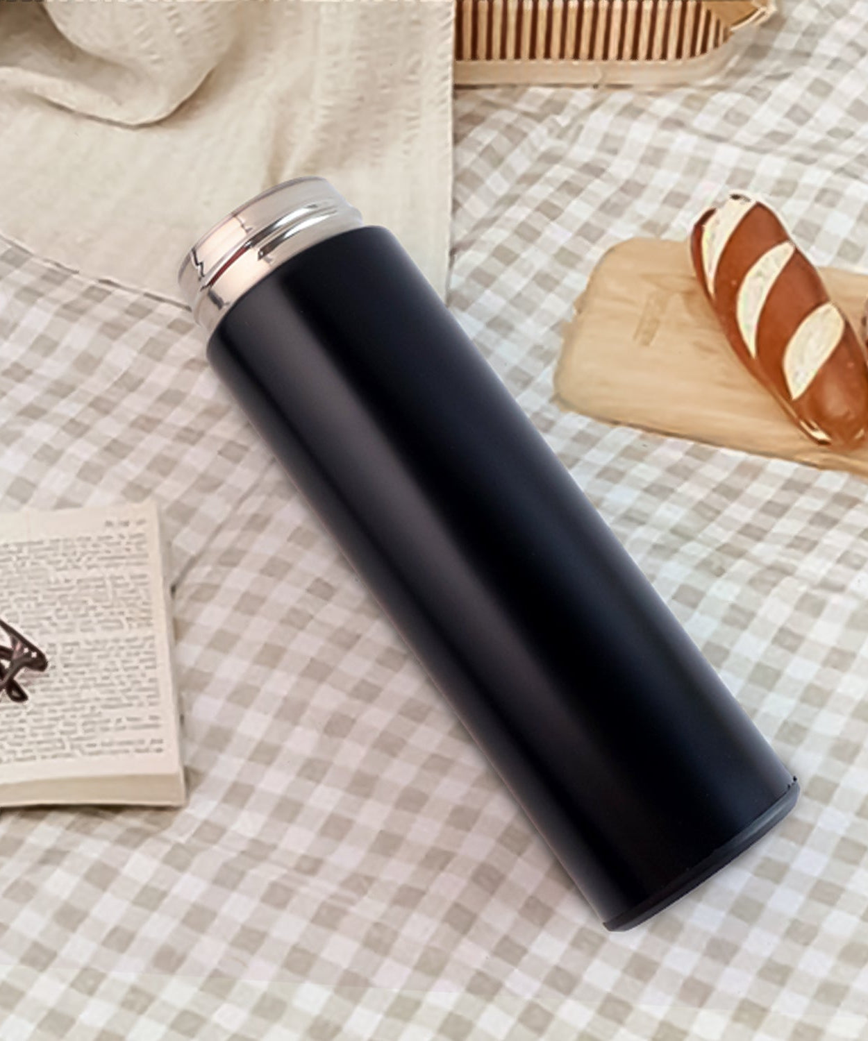 Black Vacuum Insulated Water Bottle (1 Pc / 500ML)