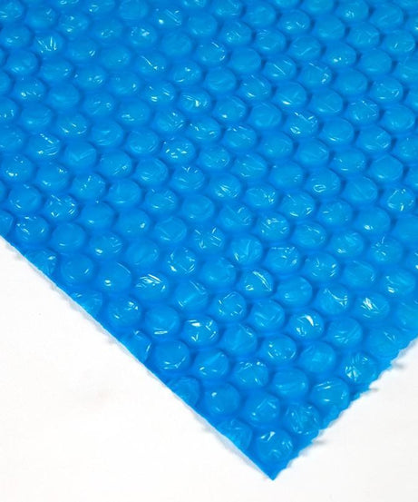 Blue bubble wrap roll for packing