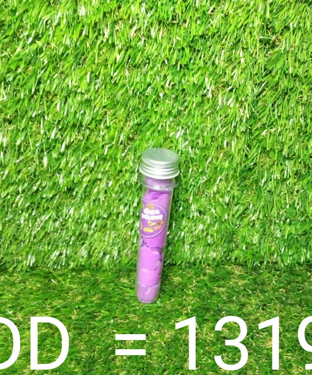 Portable Hand Washing Bath Flower Shape Paper Soap Strips In Test Tube Bottle