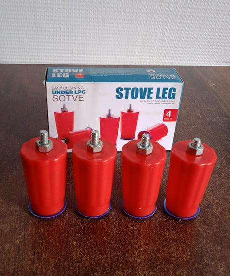 Heavy-Duty Universal Stove Legs for Gas Stove (4 Pc Set)