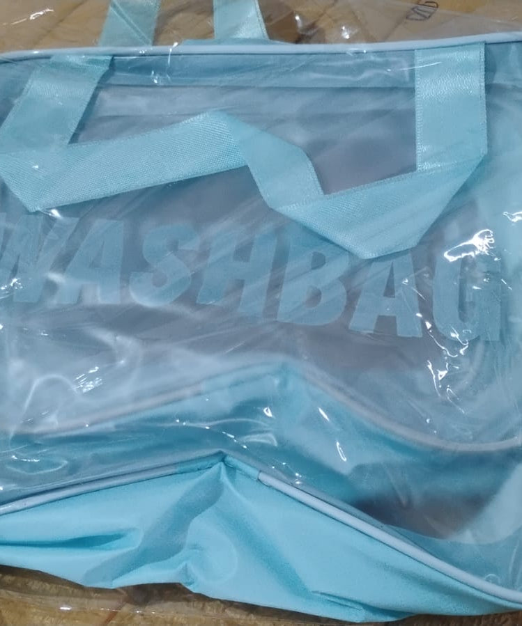 3-IN-1 Waterproof Transparent Travel Toiletry Bag Set