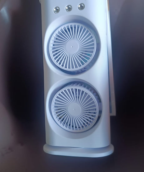 Portable Tower Mist Spray Cooling Fan, Air Cooling Fan (1 Pc)