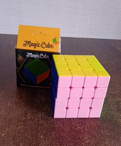 4x4 Magic Speed Cube Puzzle for Kids & Adults (1 Pc)