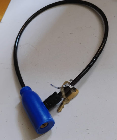 Heavy Duty Multipurpose Steel Cable Safety Lock with 2 Keys (1 Pc)