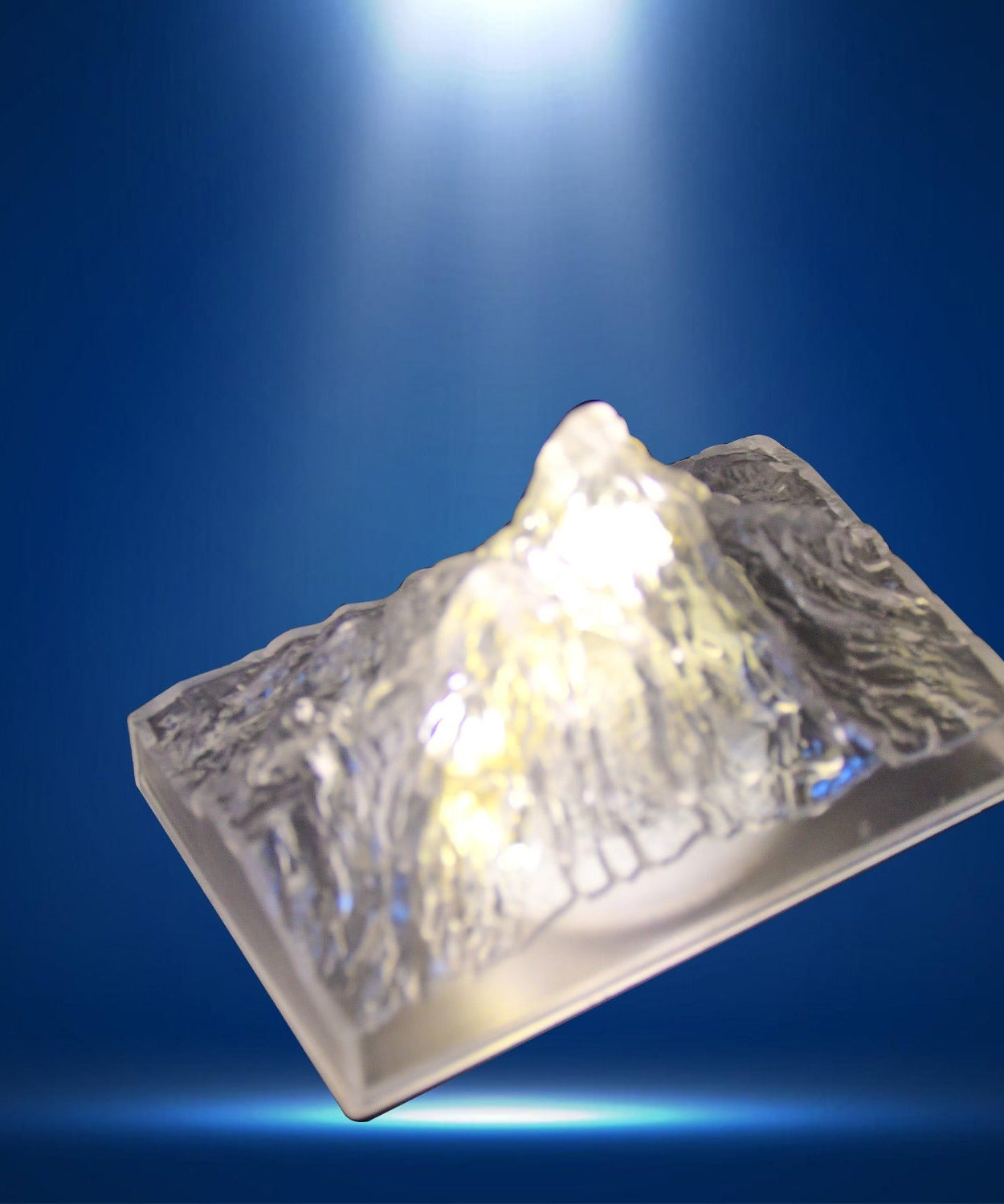 Iceberg design LED night light, safe and flameless for any room