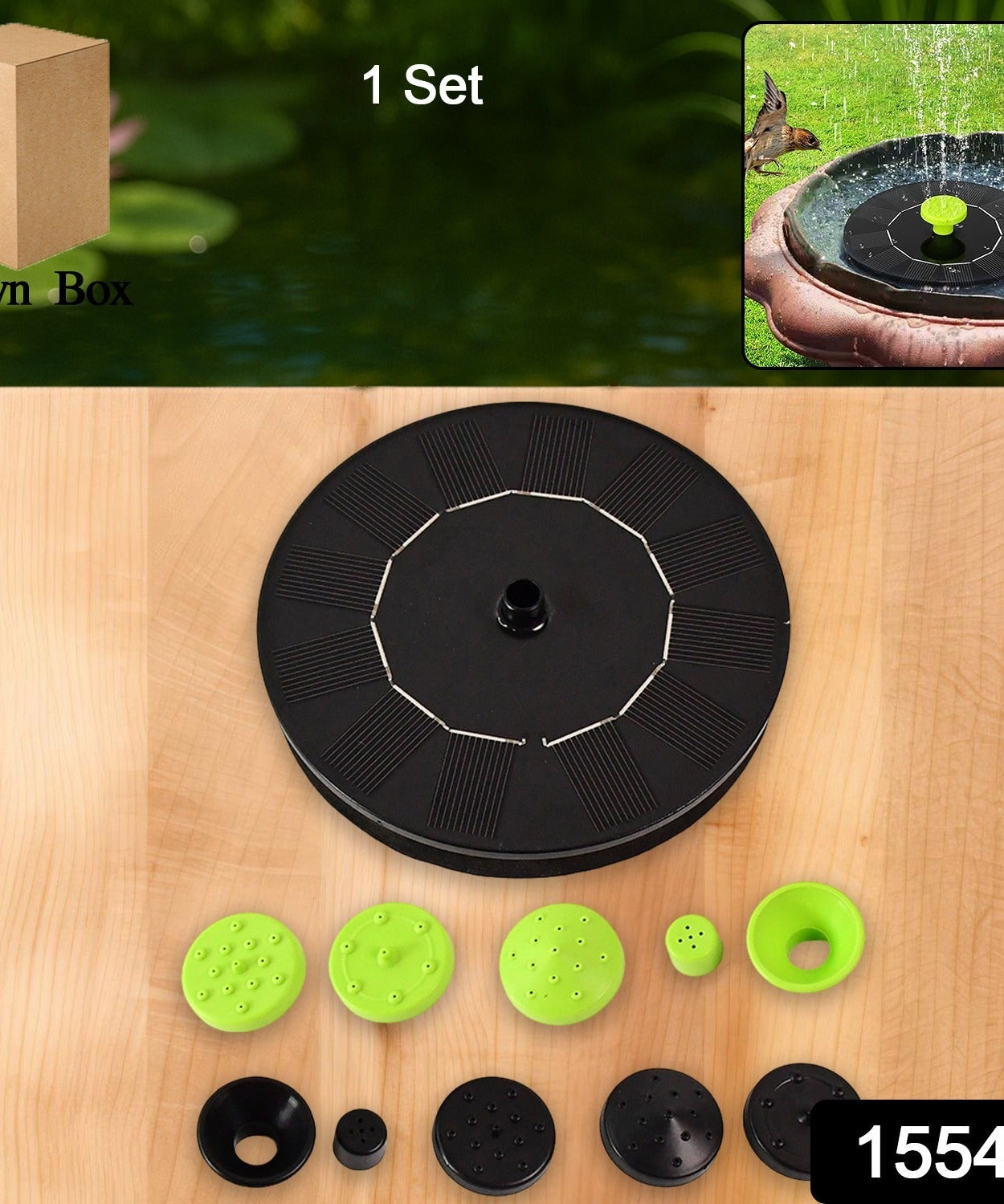 Lush Mist Solar Water Jet