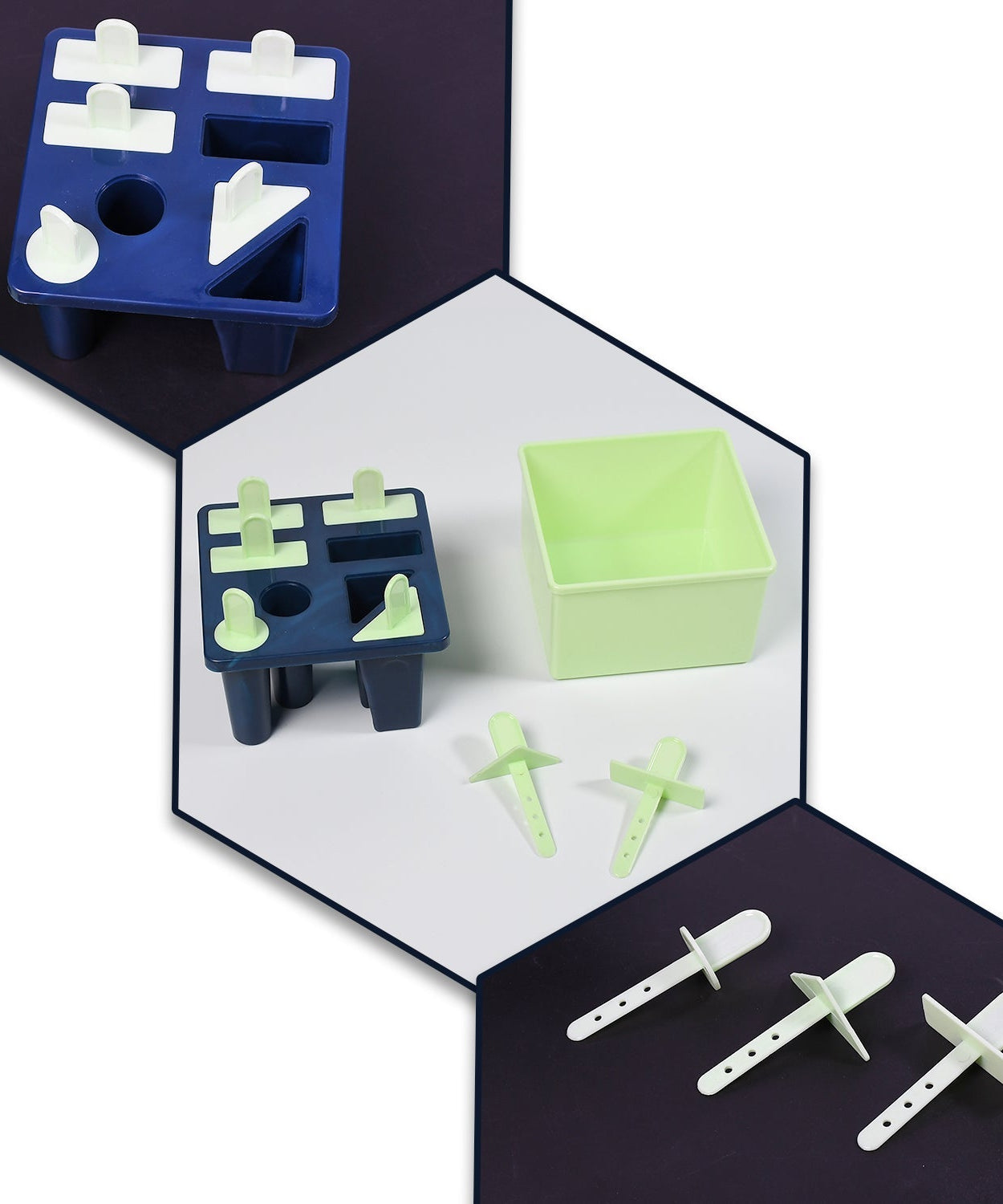 Reusable tray for making frozen kulfi