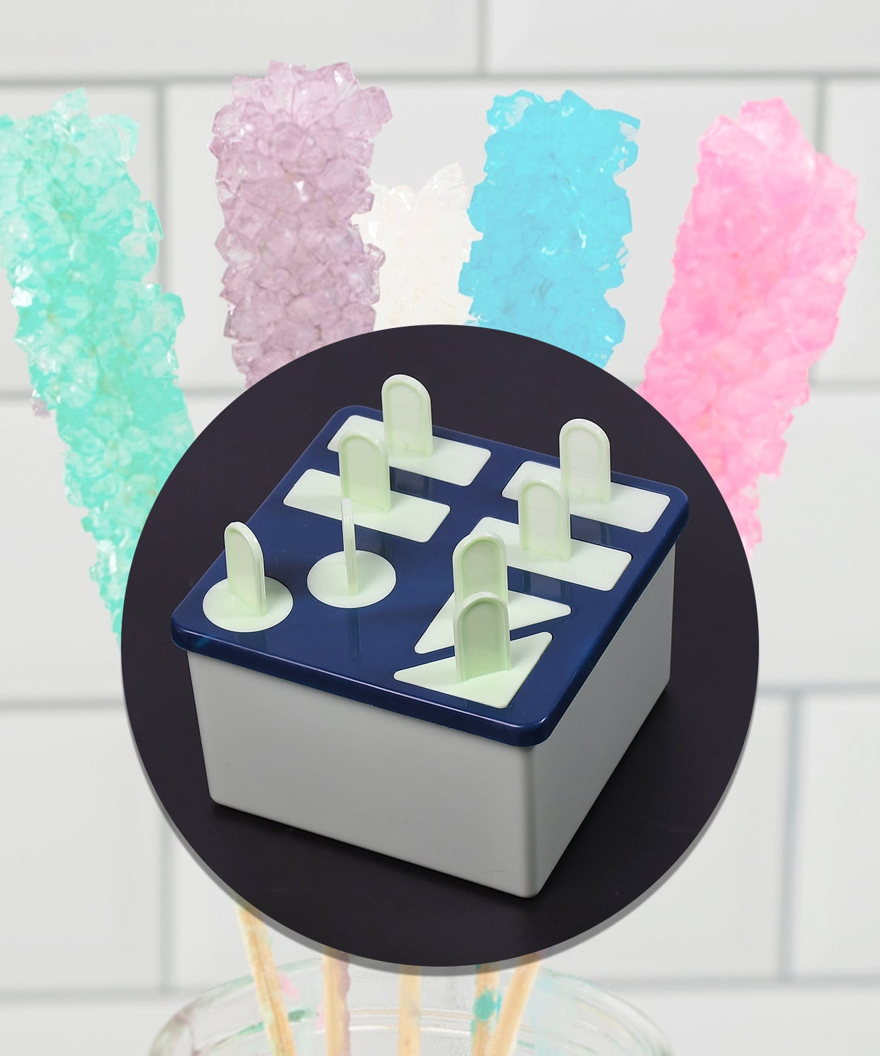 Kulfi mold with separate slots for sicles