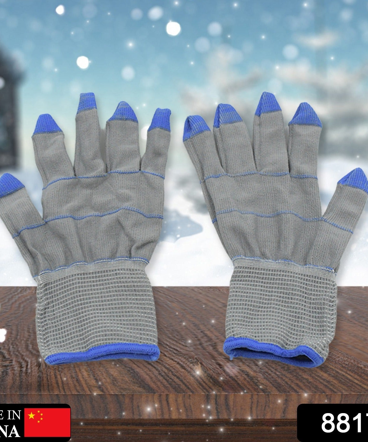Nylon gloves with high cut and heat resistance