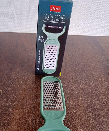 Apex 2-in-1 Vegetable Grater & Peeler Combo Tool