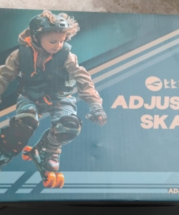 Adjustable Quad Roller Skates for Kids (Large / 1 Pair)