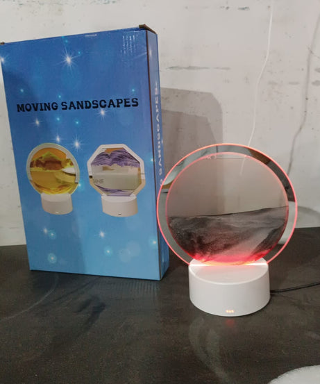 3D Liquid motion Display With LED Light (1 Pc)