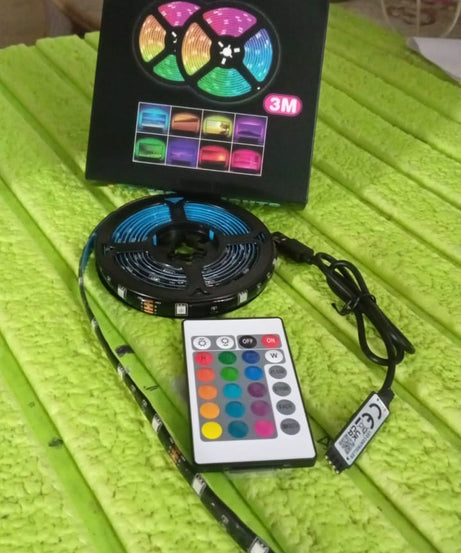 3M RGB LED Strip Lights, LED Mood Lights (1 Set)