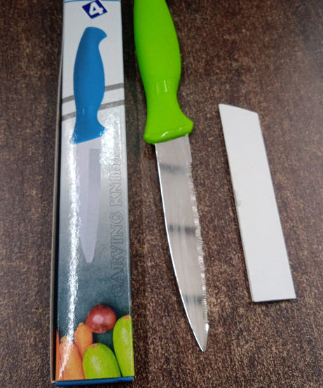 Stainless Steel Serrated Kitchen Knife (1 Pc)
