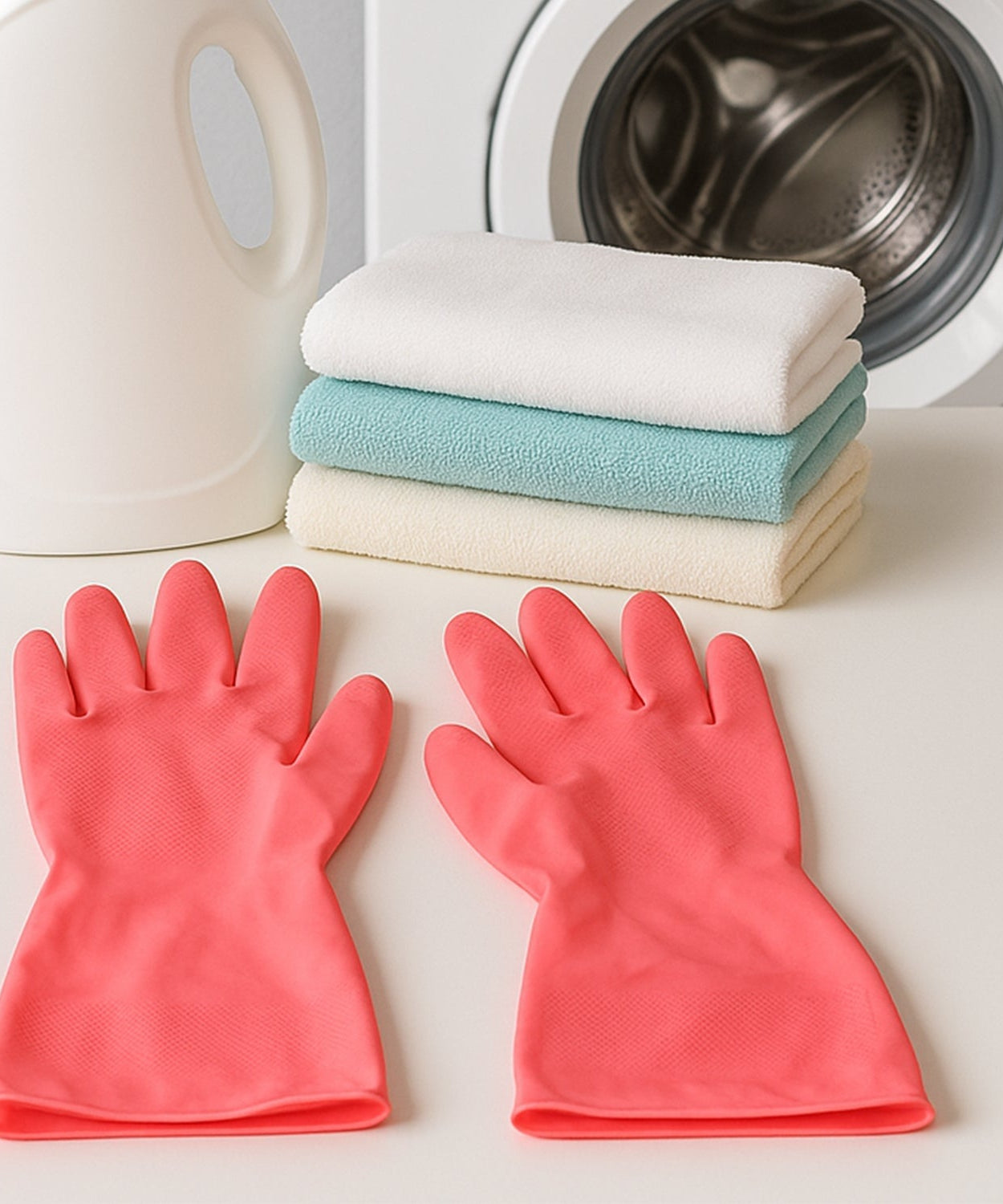 Reusable Waterproof Household Cleaning Gloves (45gm / 1 Pair)