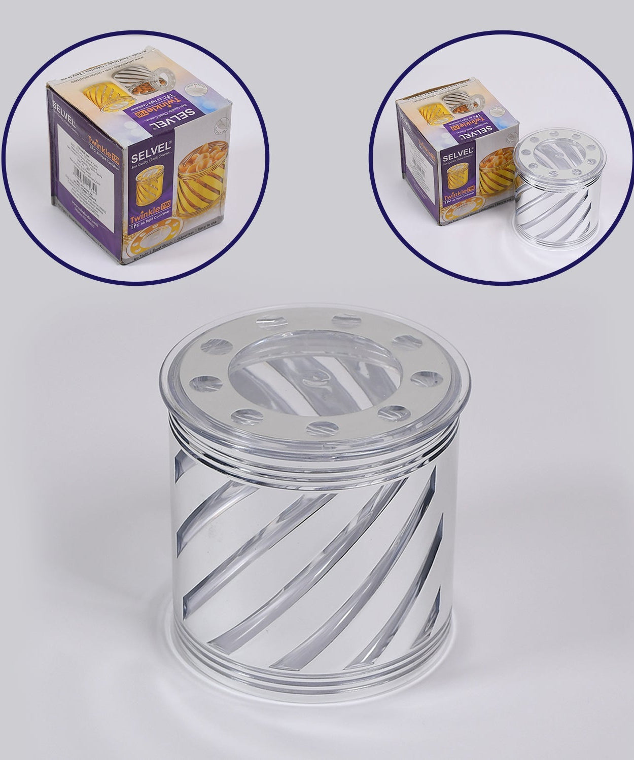 Airtight dry fruit storage container for kitchen