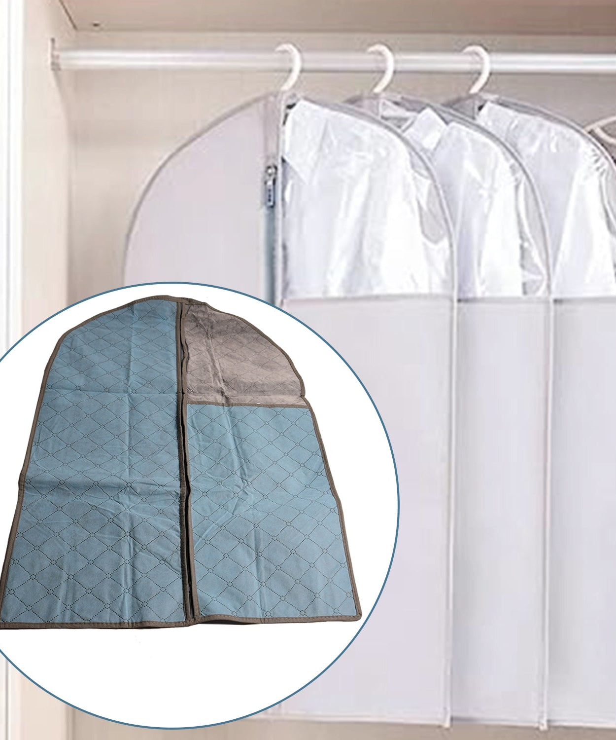 Foldable blazer cover for men