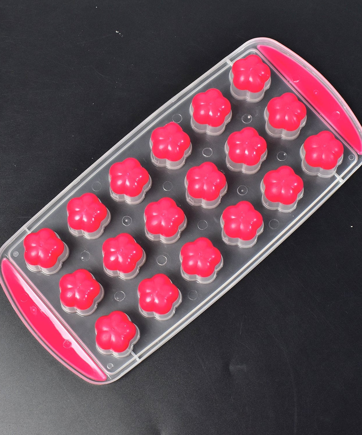 Ice Mould Flower Shape 18 Cavity Mould ice Tray Sphere ice Flower Mould Small ice Flower Tray Mini ice Cube Tray