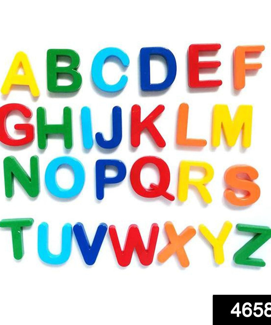 Children's capital alphabet puzzle with vibrant, engaging pieces