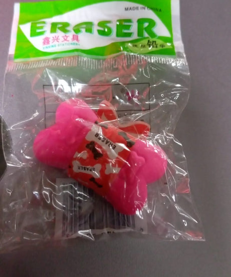 B Grade Bone Erasers Cartoon Eraser (1 Pc / Mix Colour)