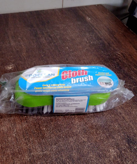 Pro Clean Multi-Purpose Cloth Washing Brush with Plastic Handle (1 Pc)