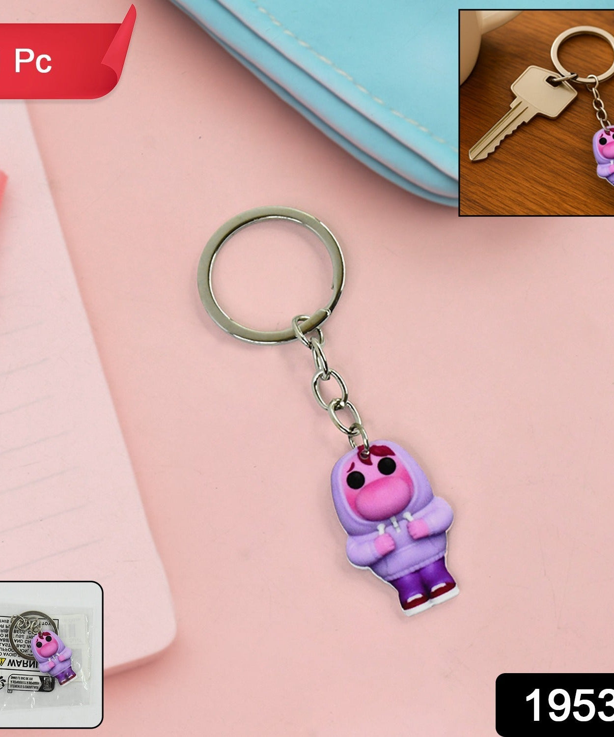 Unique Cartoon Character Keychain