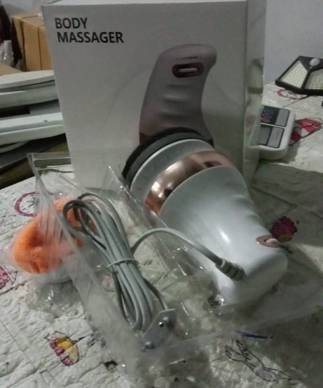 Body Sculpting Massager with 3 Pads, Adjustable Speed, Handheld Electric Massager for Full Body (1 Pc)