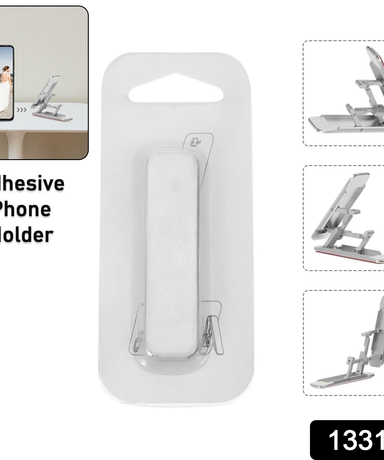Adhesive Folding Bracket Phone Stand 