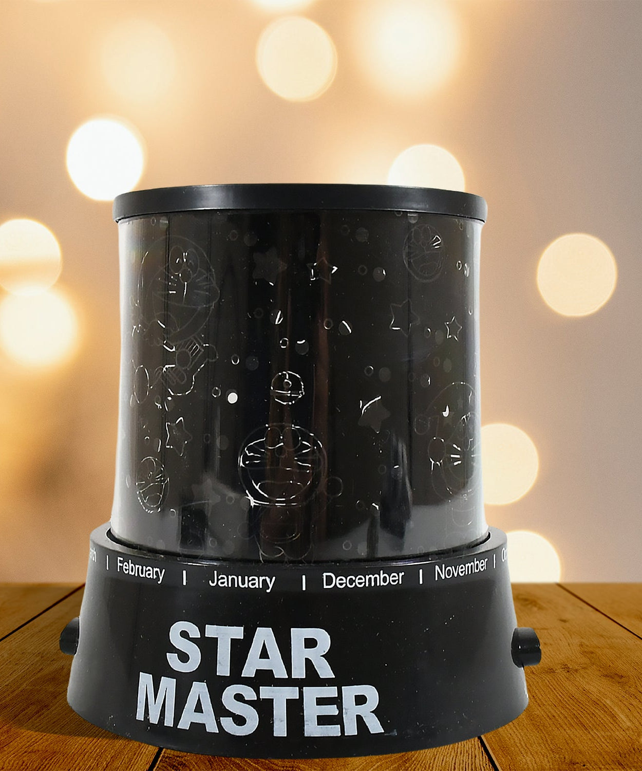 LED Projector Night Light Amazing Lamp, 3 Battery operated lamps, Rotation With the music Function, Master for Kids Bedroom Home Decoration Night Romantic Gift (Battery Not Included / 1 pc)