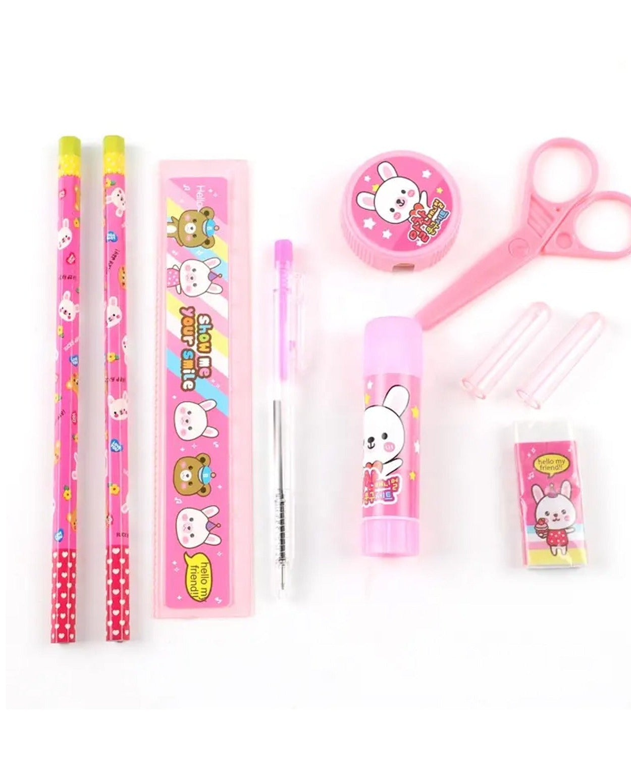 Stationary set gift pack with glue and pen