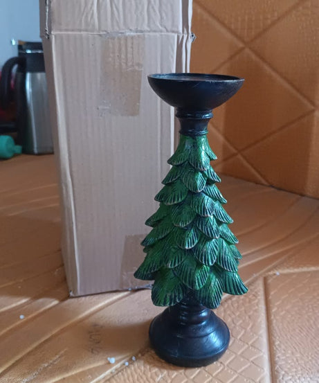 Christmas Tree Candleholder Candlestick Decorative for Home