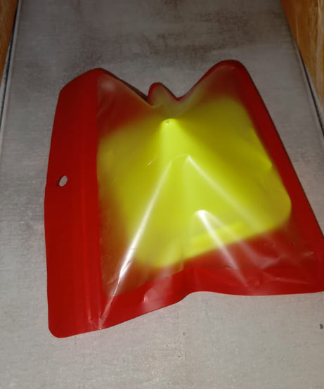 Virgin Mobile Accessories Universal Portable Four-Sided Pyramid Shape Desktop/ Table Mobile Holder Stand (1 Pc)