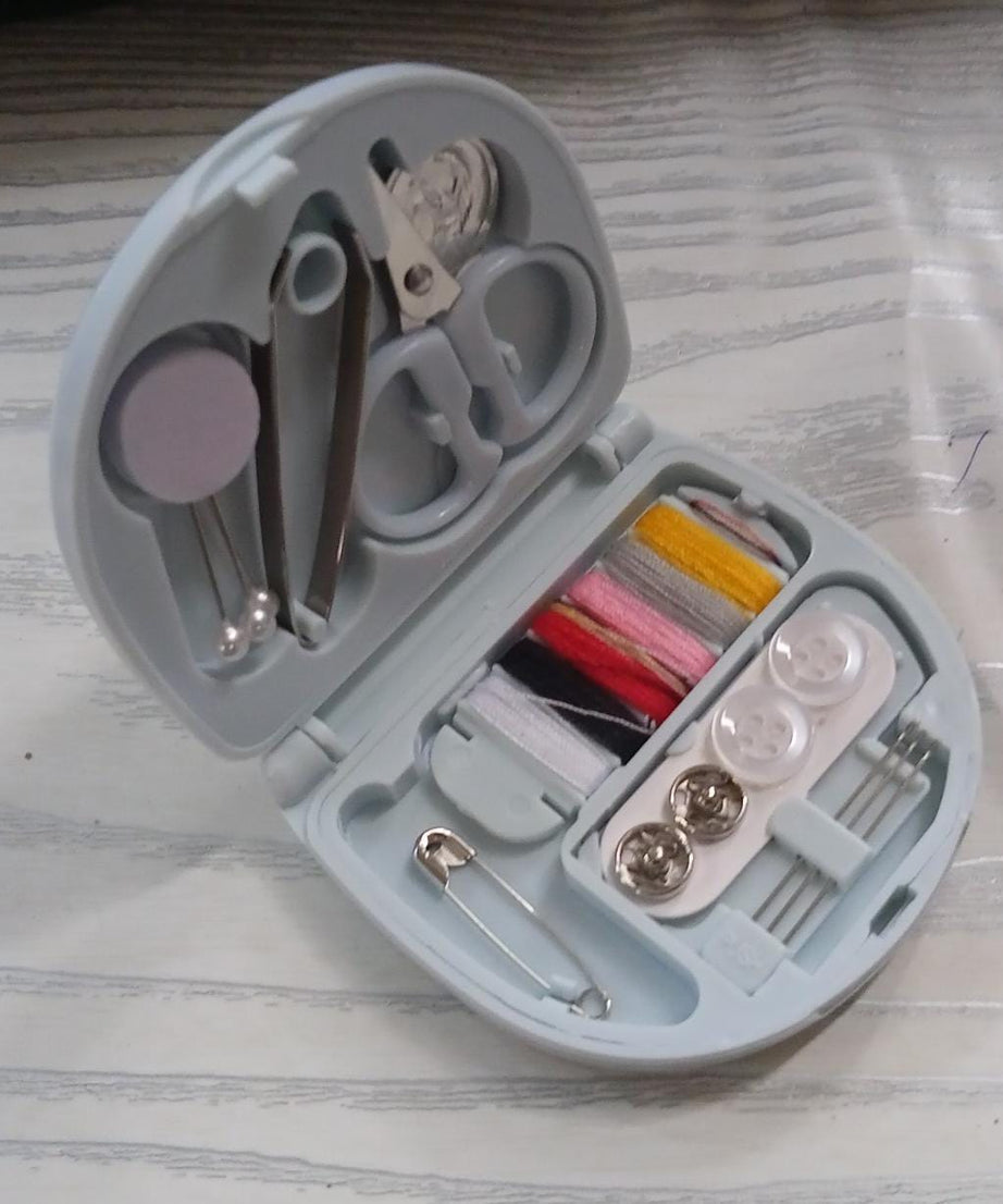 Mini Travel Sewing Kit for Beginners with Threads & Scissors