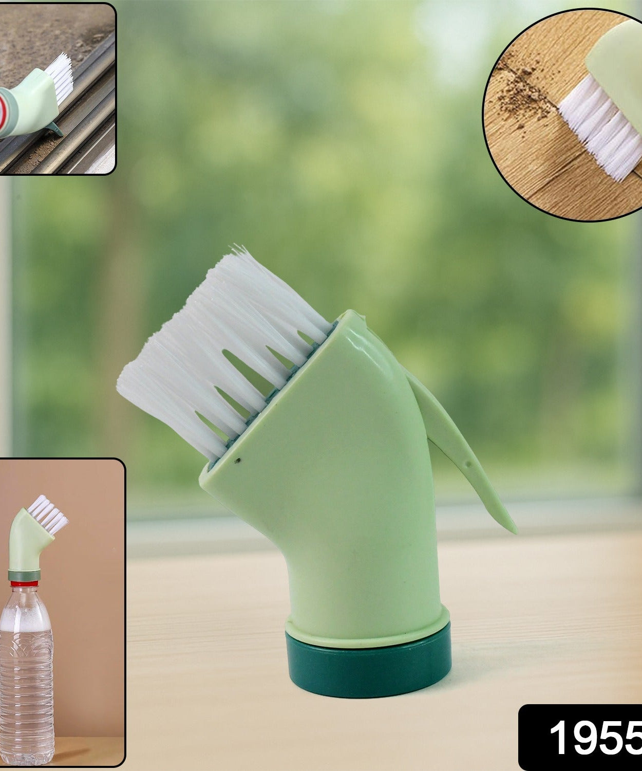 Kitchen Utility Brush with Scraper