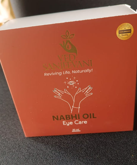 Ved Sanjeevani 100% Organic Ayurvedic Nabhi Oil for Eye Care (30ML / 1 Pc)
