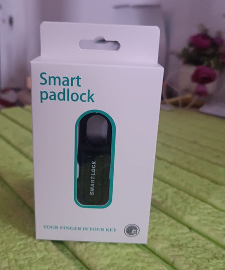 Small USB Rechargeable Smart Fingerprint Padlock for Locker