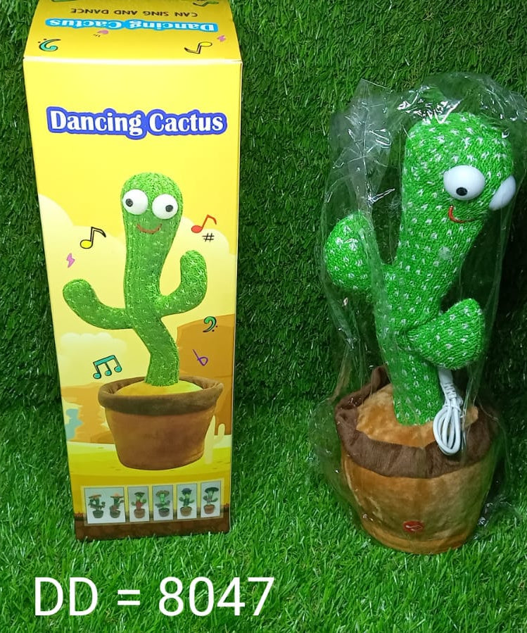 Dancing cactus toy with playful movements and music
