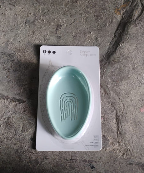 Plastic Soap Dish with Drain, Soap Holder Double-layer ,Sabudani (1 Pc)